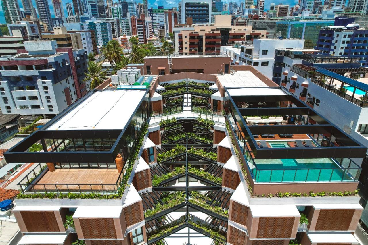Ba'Ra Hotel João Pessoa Dış mekan fotoğraf The complex's rooftop